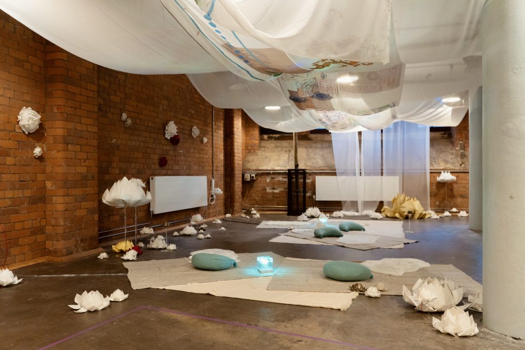 Mind the Gap installation, 2025, Alison Lam, SEESAW Manchester, UK.