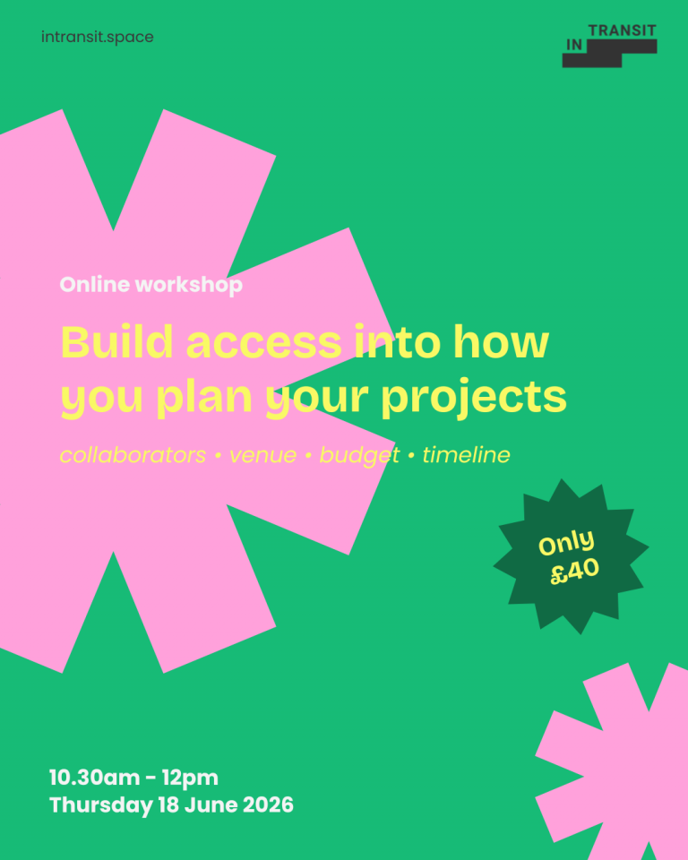 Build access into how you plan your projects