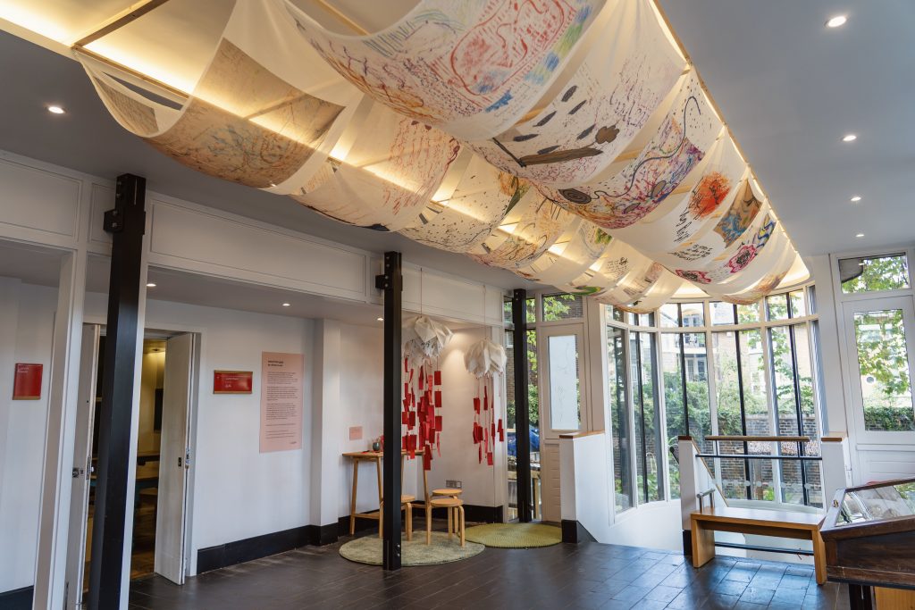 Mind the Gap installation, 2025, Alison Lam, Museum of the Home, UK.