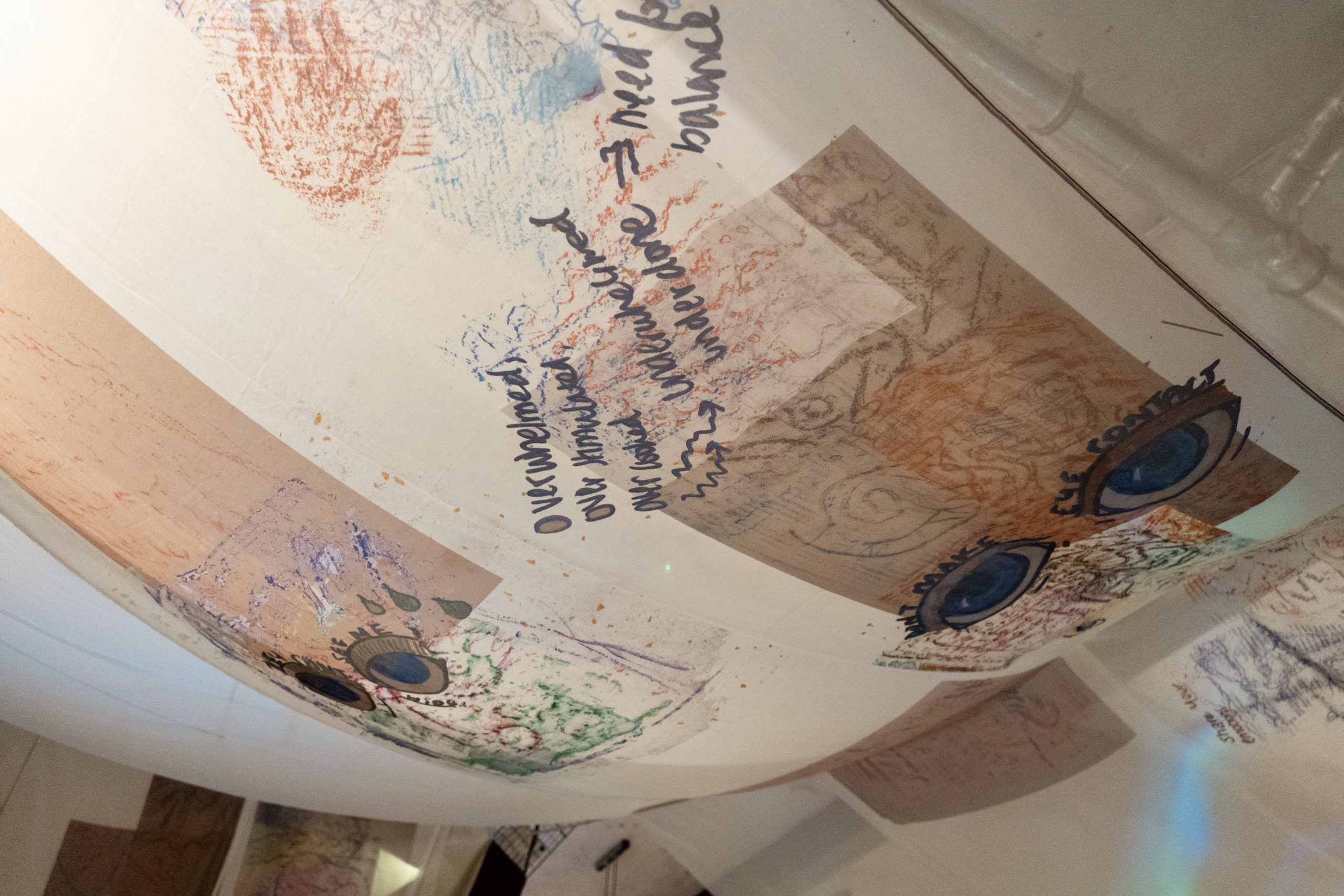 Breathe, 2025 (detail) at Alison Lam: Mind the Gap, 2025, SEESAW Manchester. Photo: Matt Tam