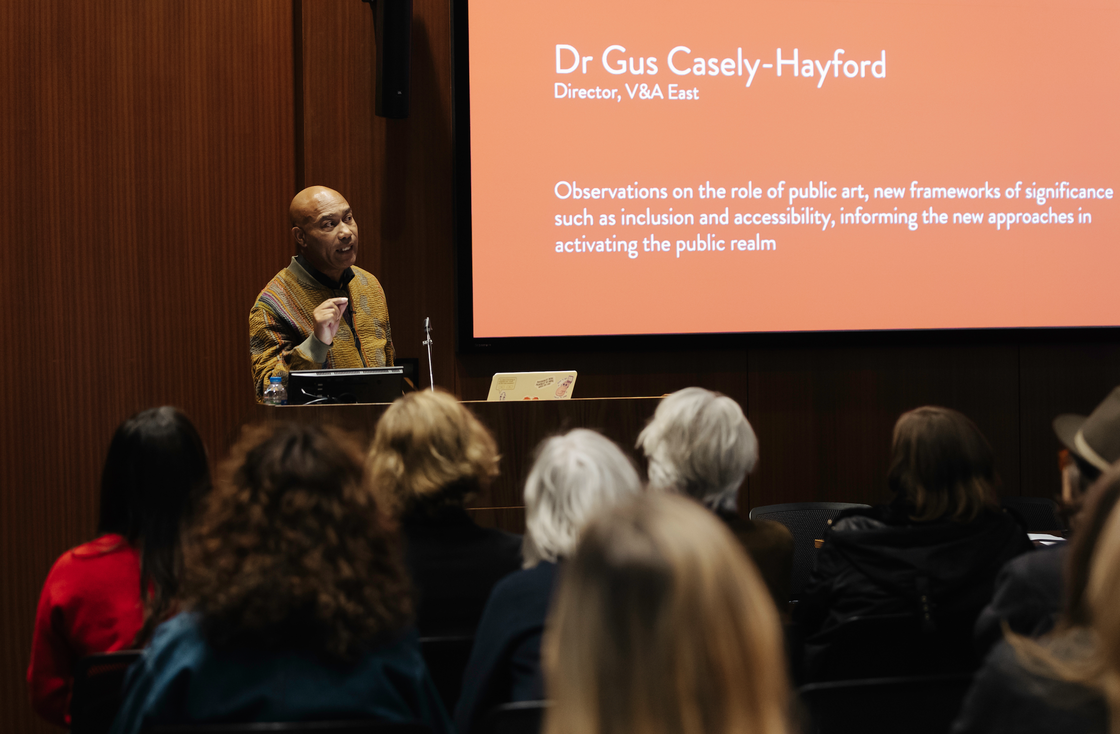 Dr Gus Casely Hayford, LSW Symposium 2025 at The Warburg Institute.Photo by Jennifer Moyes
